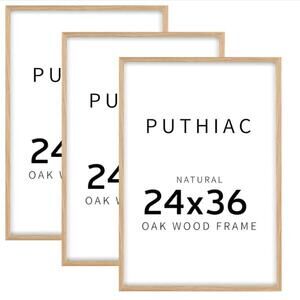3 PACK 24X36 PICTURE FRAMES-BEIGE